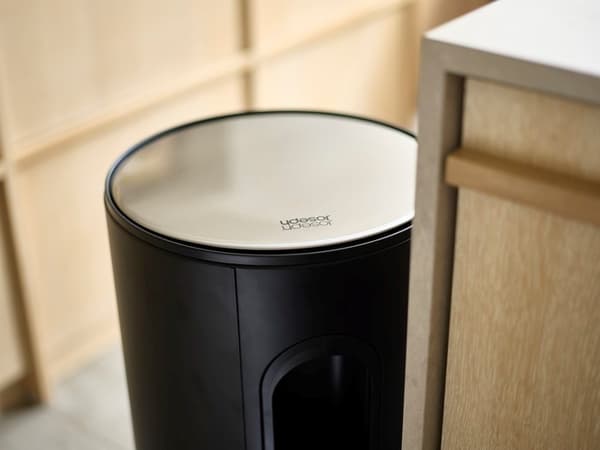 JJ-rund fritstående kurv, 30l. Carbon Black Arc