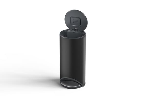 JJ-rund fritstående kurv, 30l. Carbon Black Arc