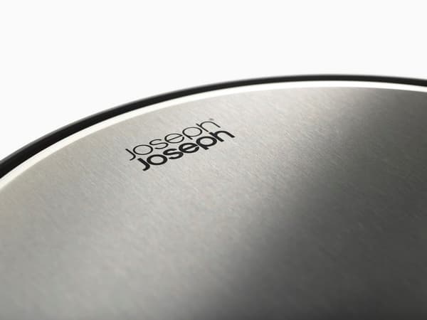 JJ-Vapaasti seisova pyöreä kori, 10l.StainlessSteel Arc