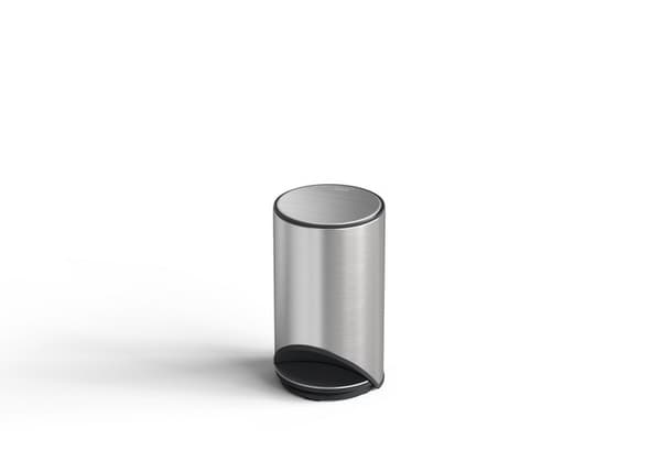 JJ-Vapaasti seisova pyöreä kori, 10l.StainlessSteel Arc