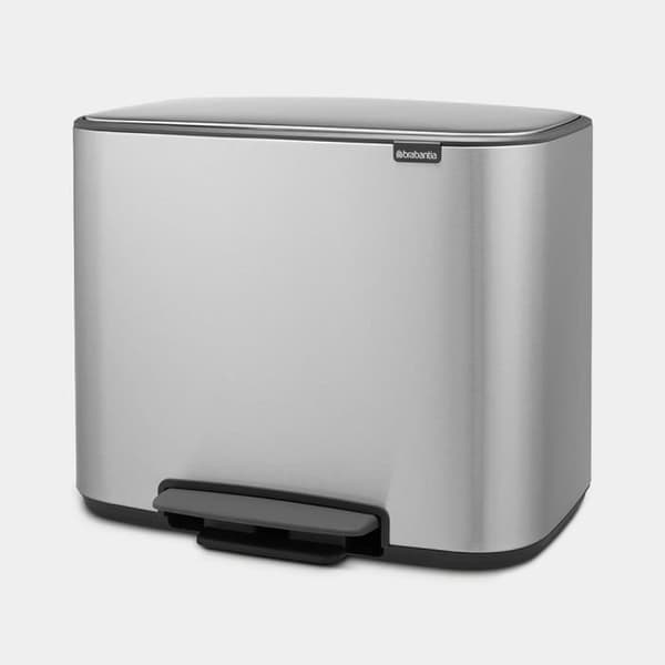 BRABANTIA Pedal Bin Bo 3 Skopor Satin Stål