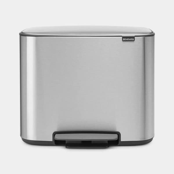 BRABANTIA Pedal Bin Bo 3 Skopor Satin Stål