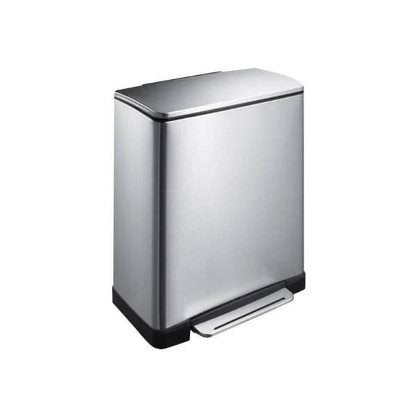 EKO E-Cube Pedal Bin 50 L Matt Silver