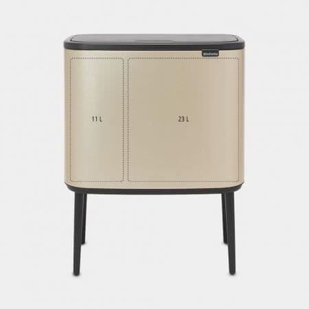 BRABANTIA Bo Touch Bin - 11+23 L - Metalliskt guld