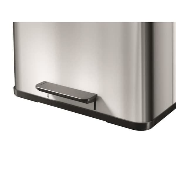 Hailo Pedal bin Oko Trio Plus Storlek L 3x9 L Rostfritt stål 0633-200