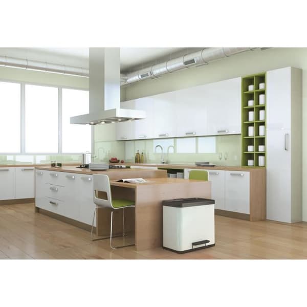 Hailo Pedal bin Oko Trio Plus Storlek L 3x9 L Vit 0633-230