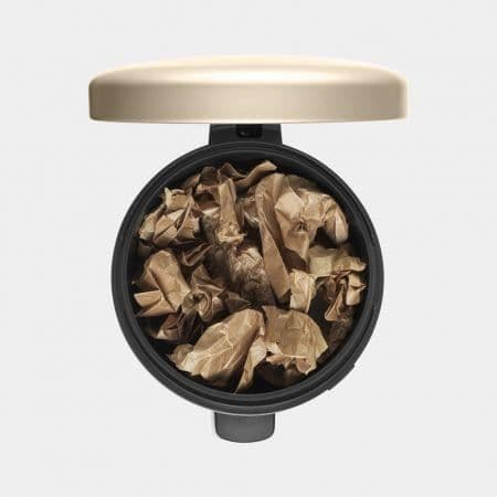 BRABANTIA NewIcon Pedal Bin 30 L - Metalliskt guld