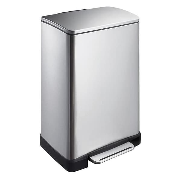 EKO E-Cube Pedal Bin 40 L Matt Silver