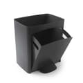 Miniatyrbillede 2 af 4: Affaldsspand til genbrug SP Berner Antracit 10 L 30 L x 2 Plastik 3 Rum (1 enheder)