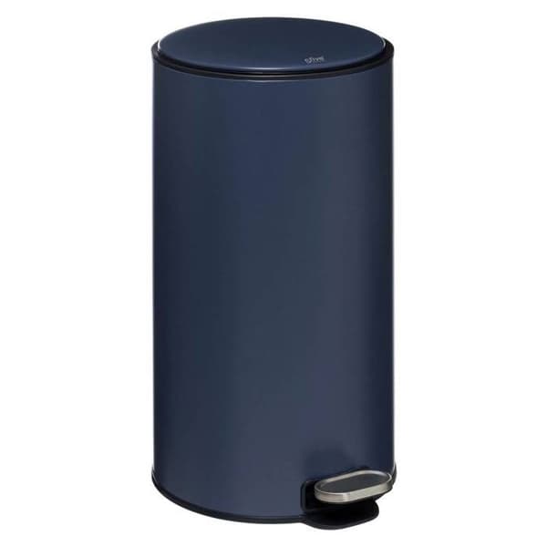 5five - 30l metallsoptunna "delta" bensinblå