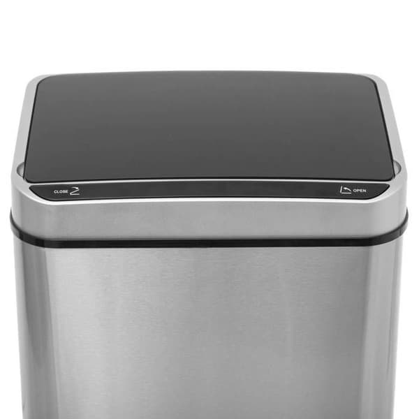 5five - 40l "sensor" automatisk papperskorg i rostfritt stål