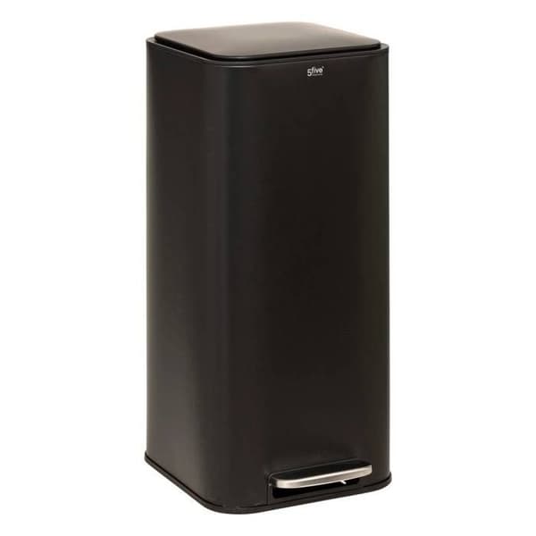 Soptunna - 5five - Delta - Metall - 30L - Svart - Vuxen