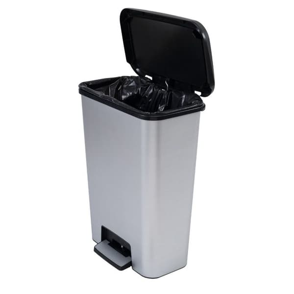 Curver papperskorg, med pedal, kapacitet 50l, Compatta