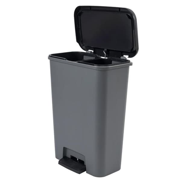 Curver papperskorg, med pedal, kapacitet 2x23 l, Compatta Duo