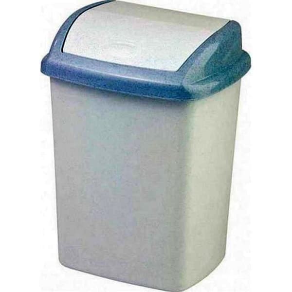 Curver Tilt Bin Dominik 25l vit prickig 182981