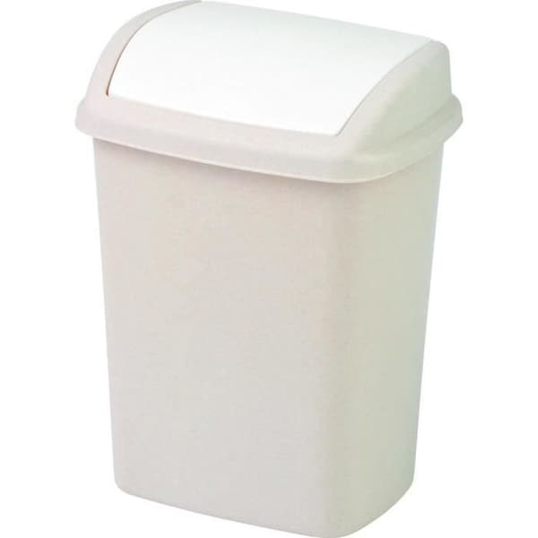 Curver Tilt Bin Dominik 10l Cream Dotted 176504