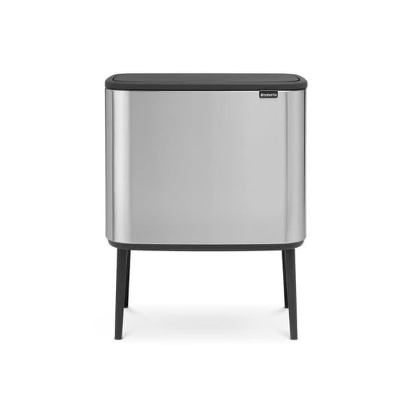 BRABANTIA Bo Touch Bin - 11 + 23 L - Matt stål