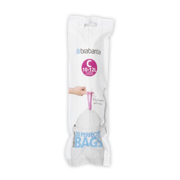 Brabantia PerfectFit jätepussit C 10-12L 20 kpl