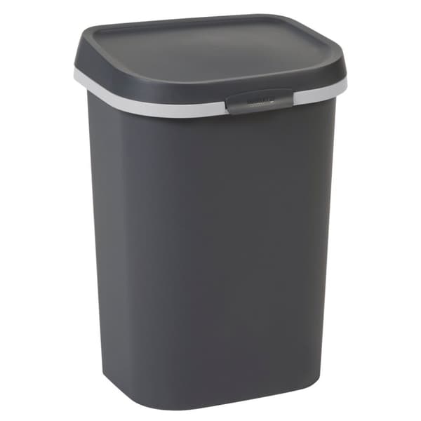 Curver Mistral litteä jäteastia 25L antrasiittia