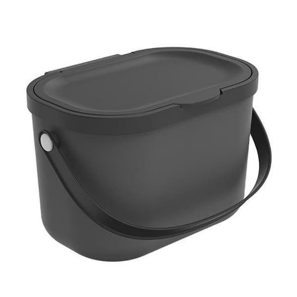 Rotho ALBULA Bio jäteastia 3,2L antrasiitti
