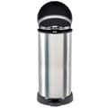 Pikkukuva 2 / 5: Curver Decobin Pedal Bin Oval 40L hopea/musta
