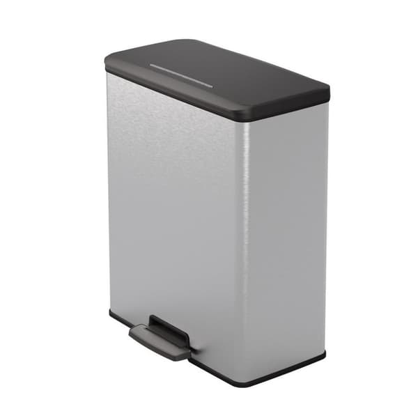 Curver Decobin Pedal Bin 65L Sølv Metallic