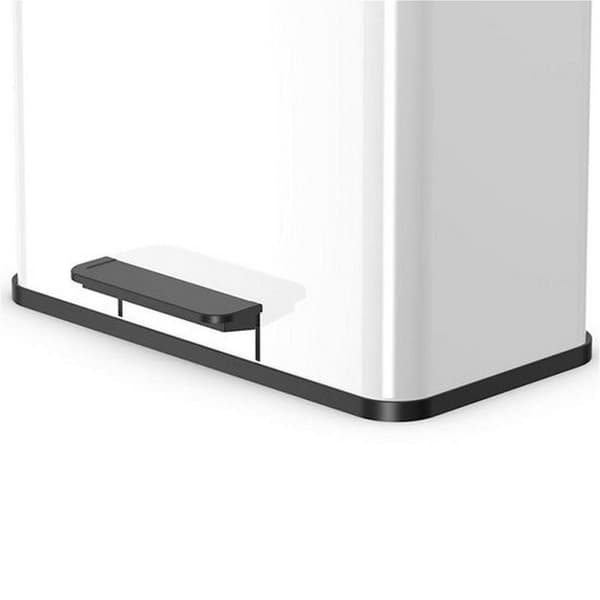 Hailo 0630-230 Oko Duo Plus L pedaalisäiliö 17+9L valkoinen/musta