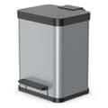 Miniatyrbild 1 av 3: Hailo 0619-220 Ã–ko Uno Plus M Pedalbehållare 17L Silver