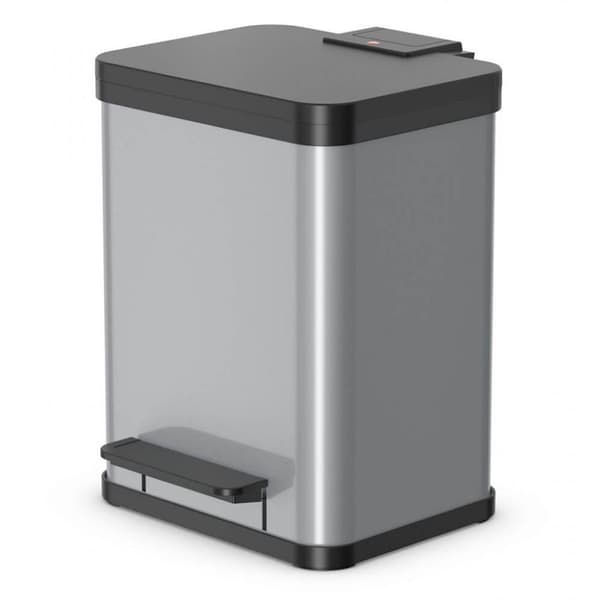 Hailo 0619-220 Ã–ko Uno Plus M Pedalbehållare 17L Silver