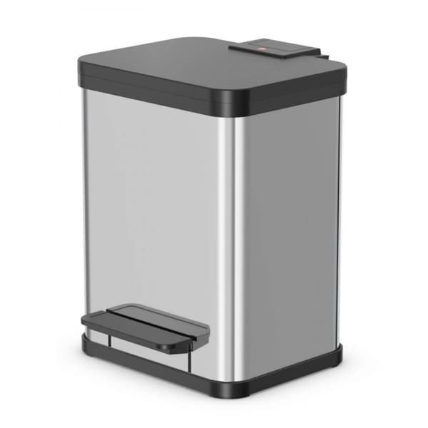 Hailo 0619-200 Øko Uno Plus M Pedalbeholder 17L rustfrit stål