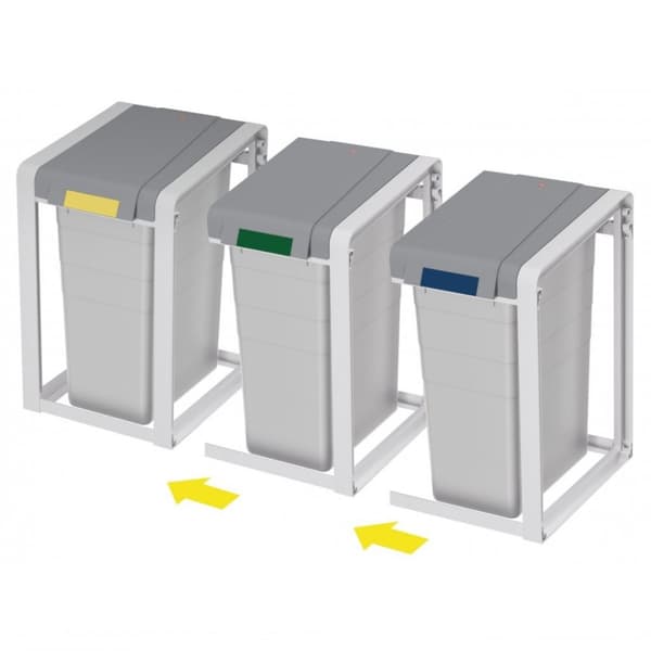 Hailo 0935-202 ProfiLine Öko XL (Basenhet) Avfallsavskiljare 38L Grå