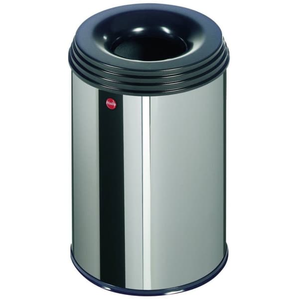 Hailo 0915-022 ProfiLine Safe M Avfallskärl 14L Rostfritt stål/Svart