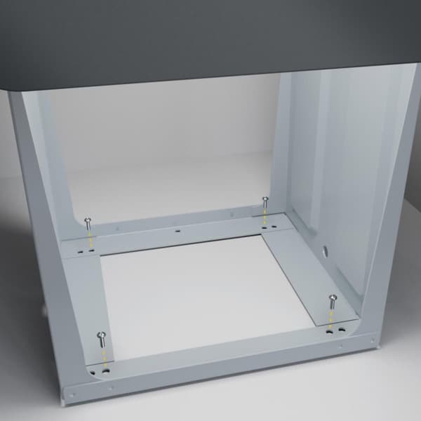 Hailo 0310-300 EcoLine Design Trio L Sisäänrakennettu roskakori 3x10L Musta