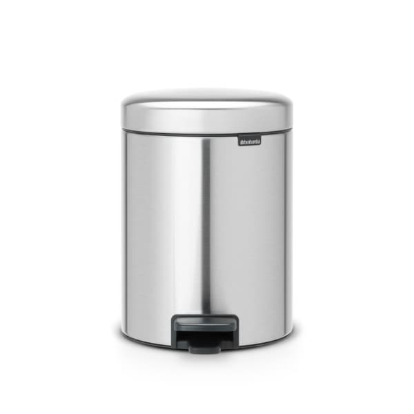 Brabantia Newicon pedaalisäiliö 5L Matt Steel