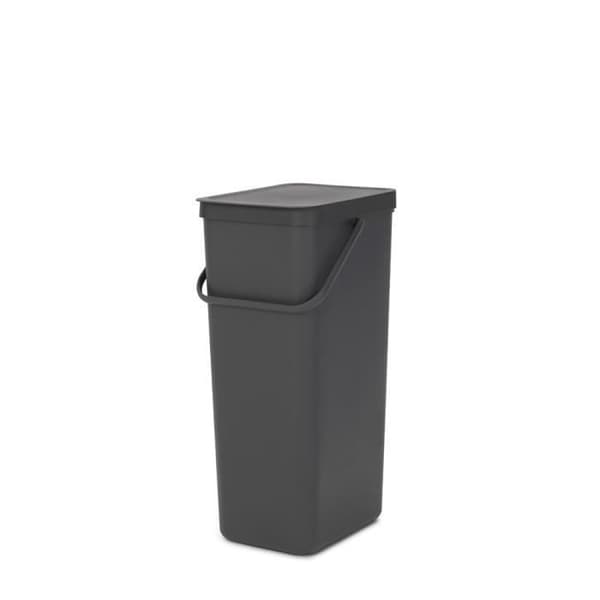 Sort &amp; Go Sorteringskärl - BRABANTIA - 40 L - Grå