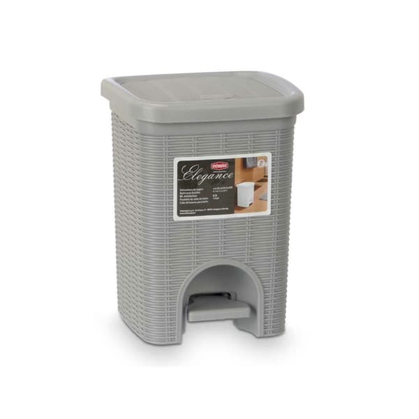 Papperskorg Stefanplast 30132 Ljusgrå Plast 6 L (6 antal)