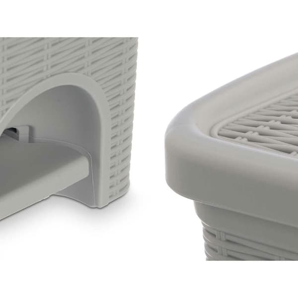 Papperskorg Stefanplast 30132 Ljusgrå Plast 6 L (6 antal)