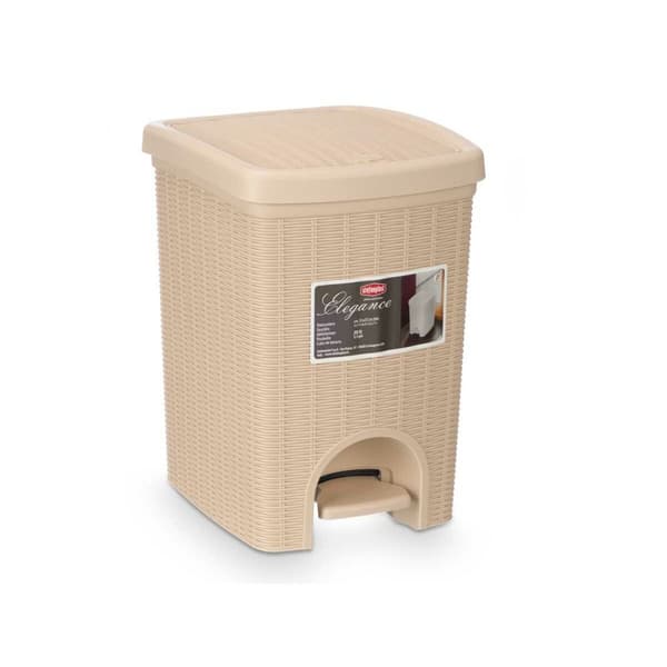Papperskorg Stefanplast 30796 Beige Plast 20 L (6 antal)