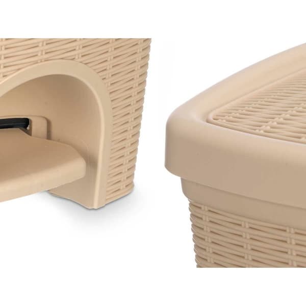 Papperskorg Stefanplast 30796 Beige Plast 20 L (6 antal)