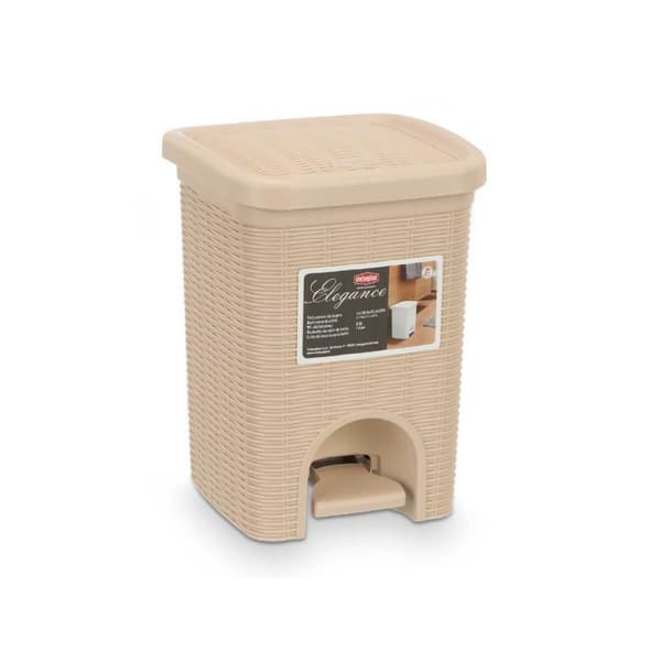 Papperskorg Stefanplast 30134 Beige Plast 6 L (6 antal)