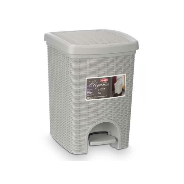 Papirkurv Stefanplast 30798 Lysegrå Plastik 20 L (6 enheder)