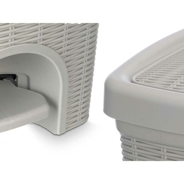 Papirkurv Stefanplast 30798 Lysegrå Plastik 20 L (6 enheder)