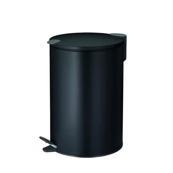 KELA Mats Badrumskärl - 12 L - 38 cm - Metall - Svart