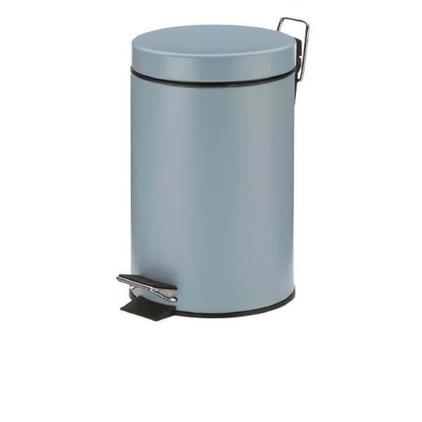 Kela Monaco pedalbehållare 3 liter 26 x 17 cm stål ljusblå