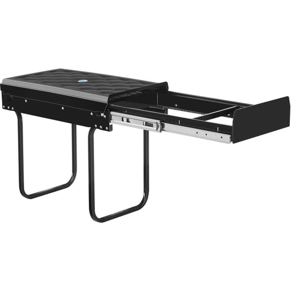 Skraldespand Ashlyn, 3-delt opdeling, 30L, teleskopskinner - sort