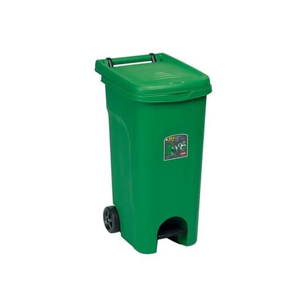PATTUMIERA URBAN ECO SYSTEM MED PEDAL 80 L GRÖN