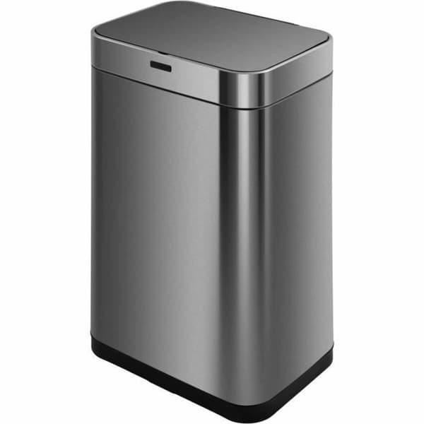 Soptunna Kitchen Move Grå Metall Rostfritt stål 60 L