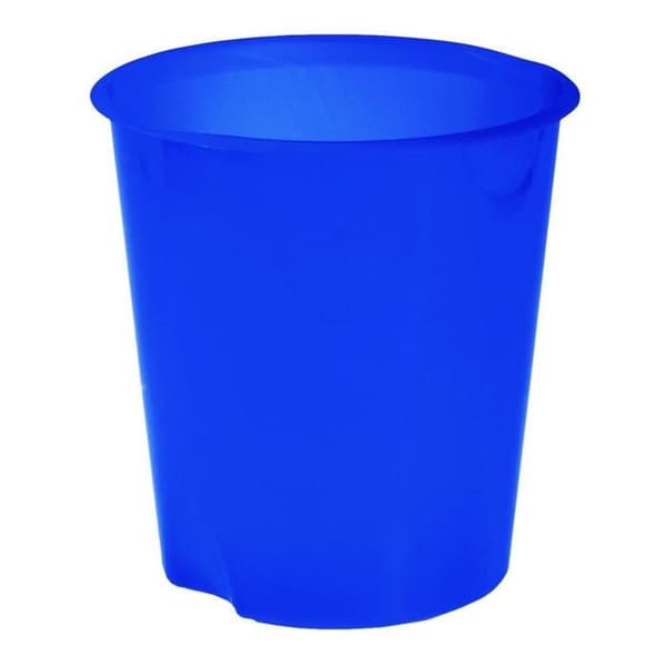 Leonardi Oval papperskorg 16,5 l polypropen (PP) transparent blå