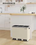 Pikkukuva 2 / 7: Roska-astia, SONGMICS LTB54NL, 61x31,5 cm, Beige