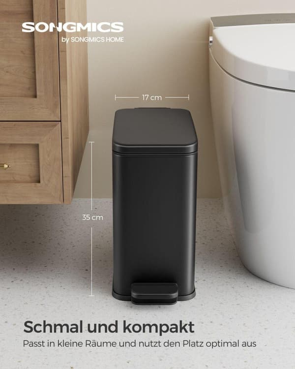 Set, SONGMICS, 38x17 cm, Svart